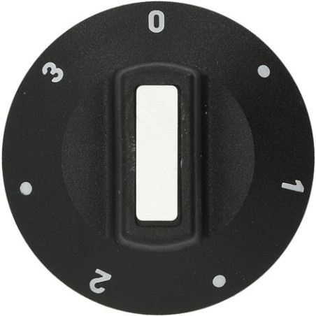 EGO KNOB BLACK ø 50 mm 0-1-2-3