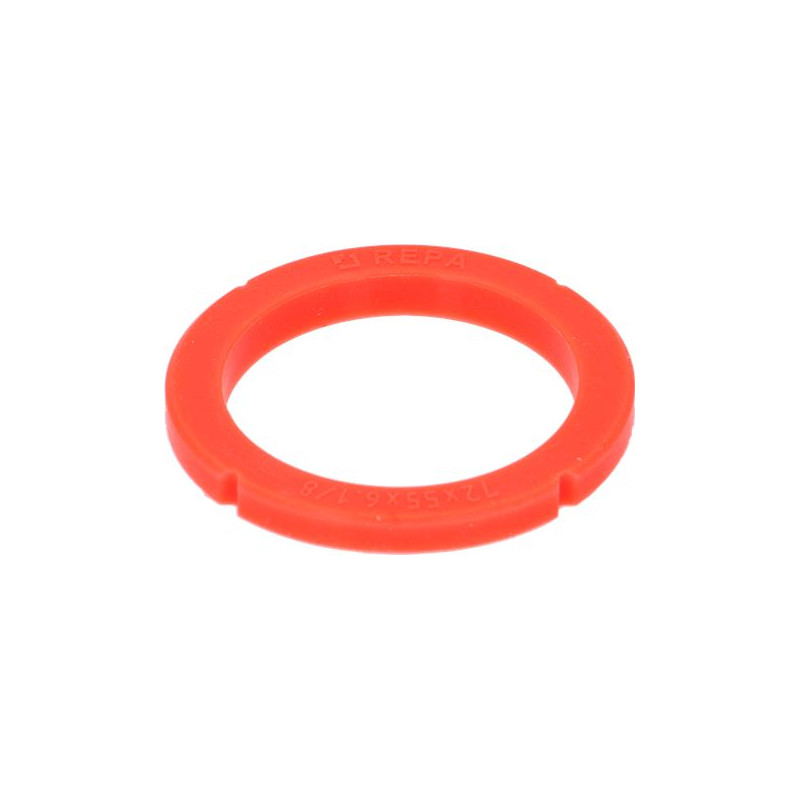 SILICONE FILTER HOLDER GASKET 72x55x6.1/8 mm