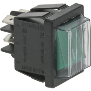 BIPOLAR SWITCH GREEN120/220V 16A