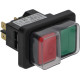 GLOBE AKJD17 PUSH-BUTTON PANEL O-I GREEN-RED 16A 120-230V