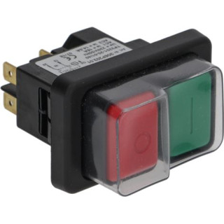 GLOBE AKJD17 PUSH-BUTTON PANEL O-I GREEN-RED 16A 120-230V