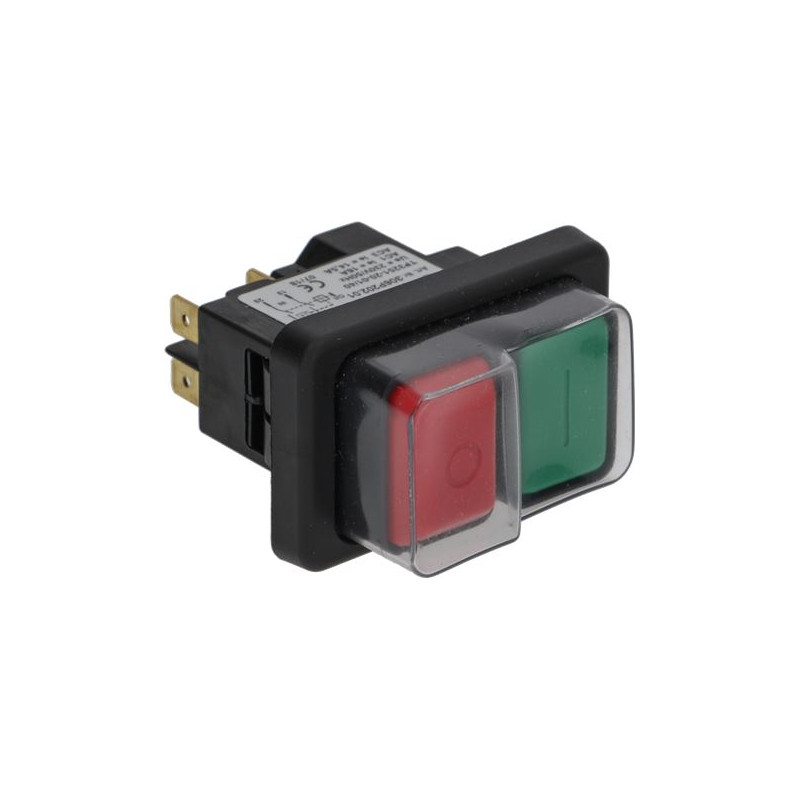 GLOBE AKJD17 PUSH-BUTTON PANEL O-I GREEN-RED 16A 120-230V