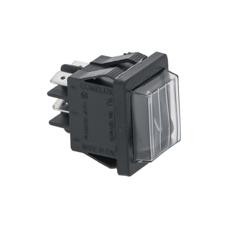 BIPOLAR SWITCH BLACK 16A 120-250V