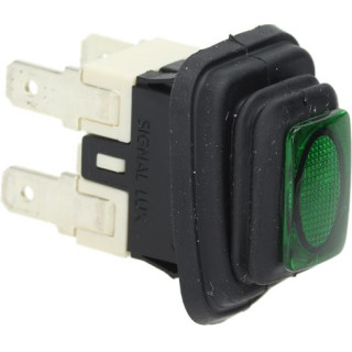 ROCKER POWER SWITCH GREEN