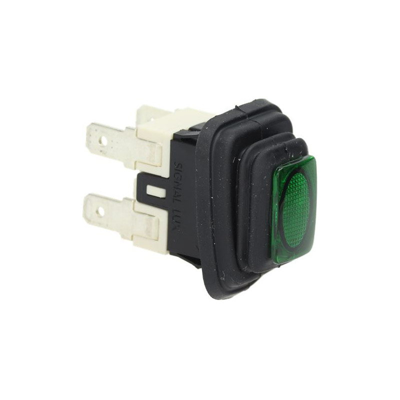 ROCKER POWER SWITCH GREEN