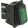 SWITCH ROCKER LIGHTED GREEN
