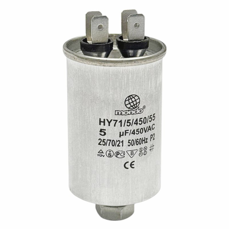 CAPACITOR 5µF 450V 50/60Hz