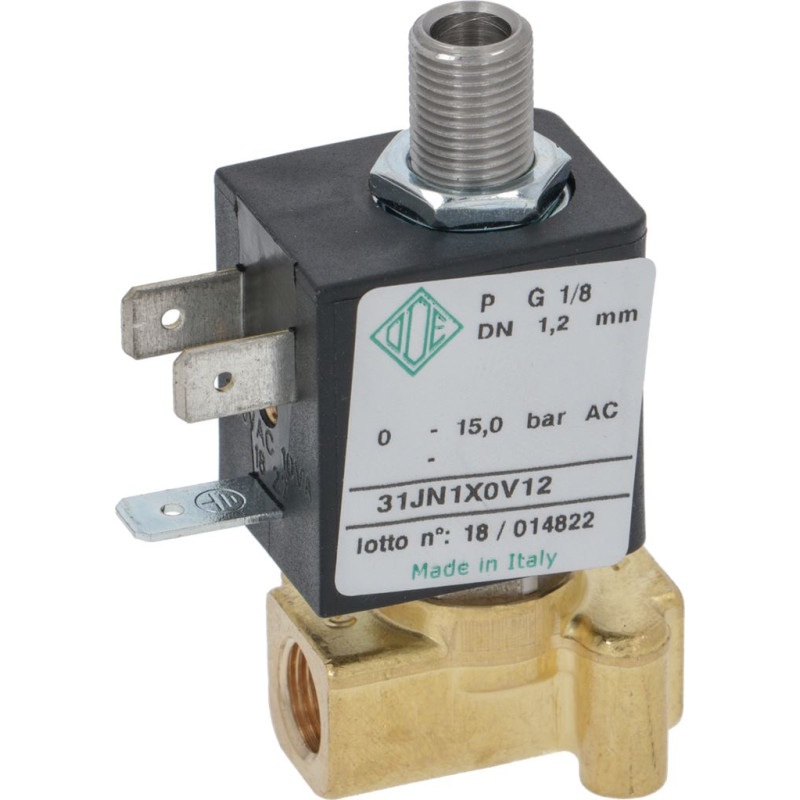 SOLENOID VALVE ODE 3-WAY ø 1/8" 230/240V 50/60HZ 5W