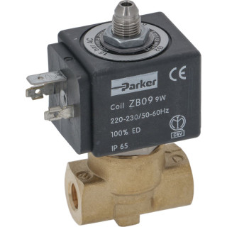 3-WAY SOLENOID VALVE PARKER 230V 50/60Hz