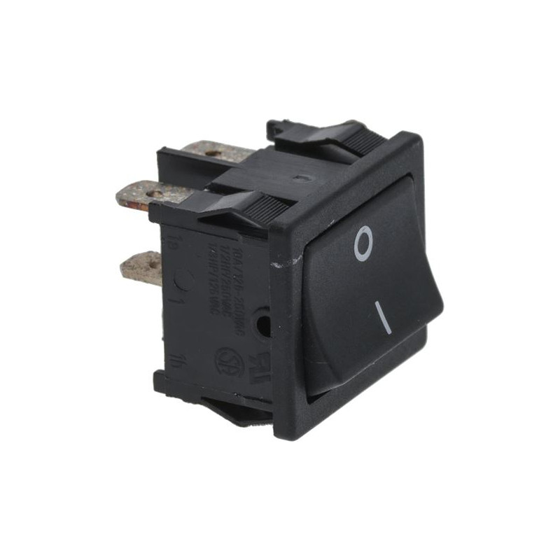 BLACK BIPOLAR SWITCH 10A 250V
