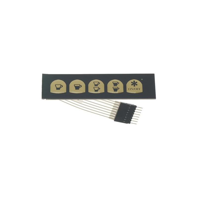 PUSH-BUTTON PANEL DIAPHRAGM 5 BUTTONS