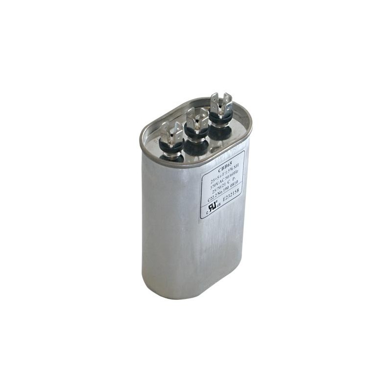 OVAL DUAL RUN CAPACITOR 30/3 MFD 370 V