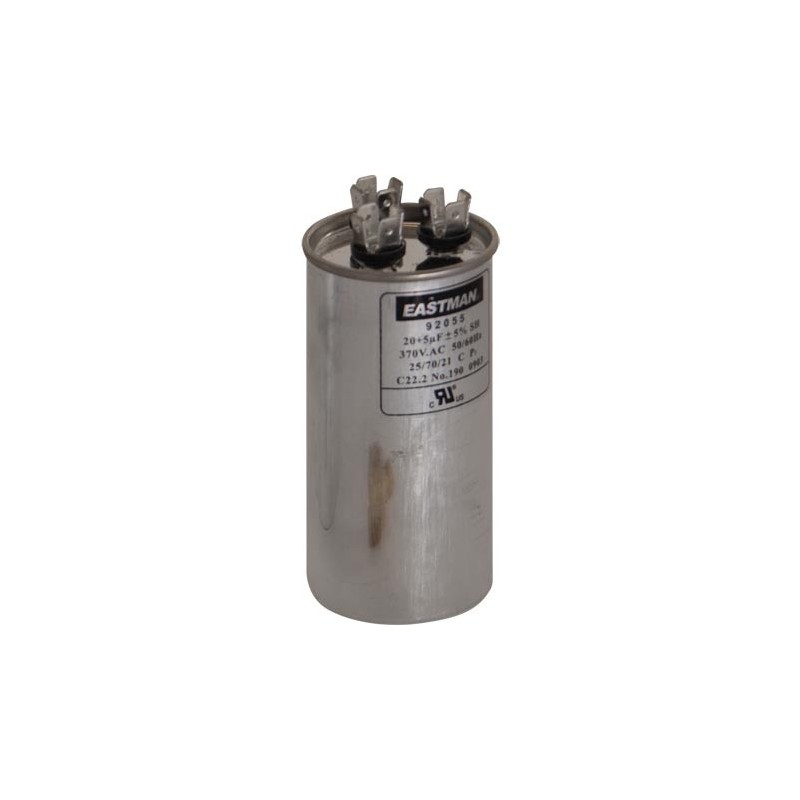ROUND DUAL RUN CAPACITOR 40/5 MFD 370 V