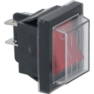 BIPOLAR SWITCH RED 20A 125V