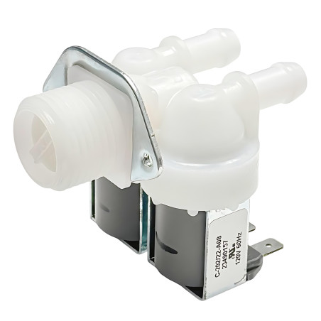 WASHER DUAL WATER SOLENOID INLET VALVE 110/120V 60HZ