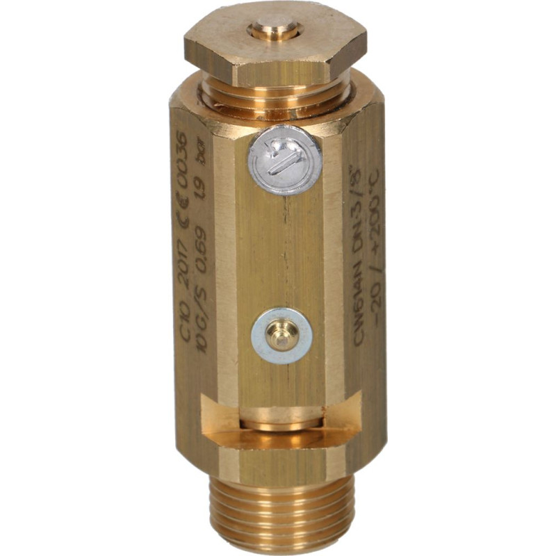 BOILER VALVE ø 3/8"M - 1.9 bar CE/PED