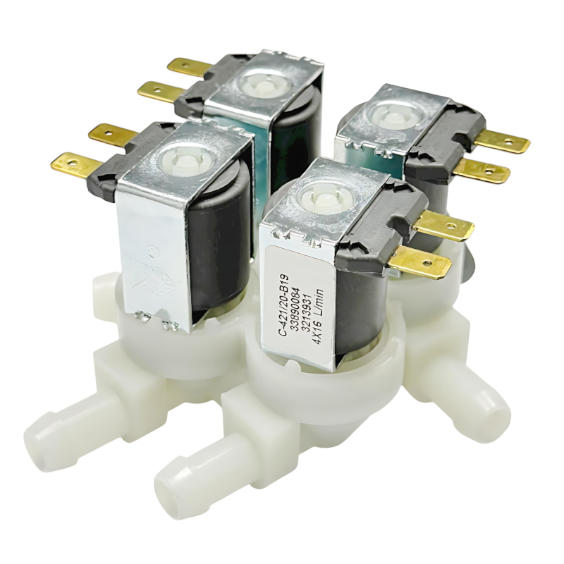 WASHING MACHINE INLET VALVE 4 WAYS 230V 50/60Hz