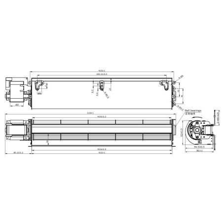 FAN MOTOR YGF60-420 120 60HZ