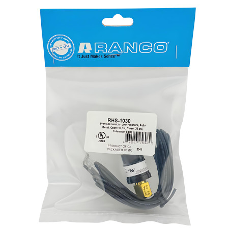 LOW PRESSURE SWITCH 10-30 PSI