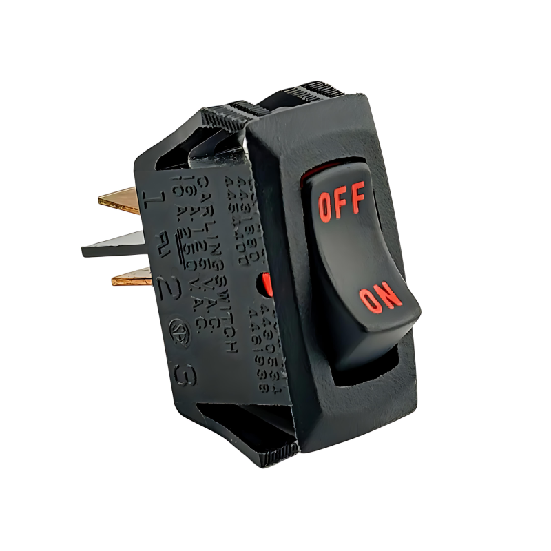ROCKER SPST ON-OFF, 16A 125V 50/60HZ