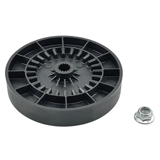 GE WH03X32097 TRANSMISSION PULLEY & NUT