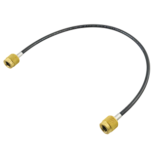 THERMOPLASTIC SERVICE HOSE 18" WITH 1/4 SAE FEMALE