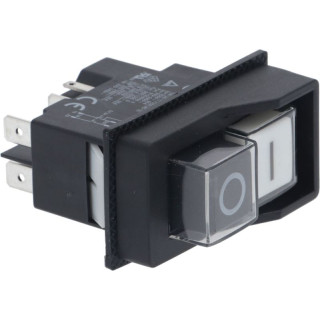 PUSH-BUTT PANEL 0-I WHITE-BLACK 16A 250V