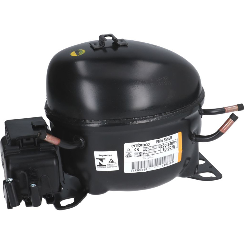 COMPRESSOR EMBRACO EMIE65HER 220/240V 50/60HZ R134A