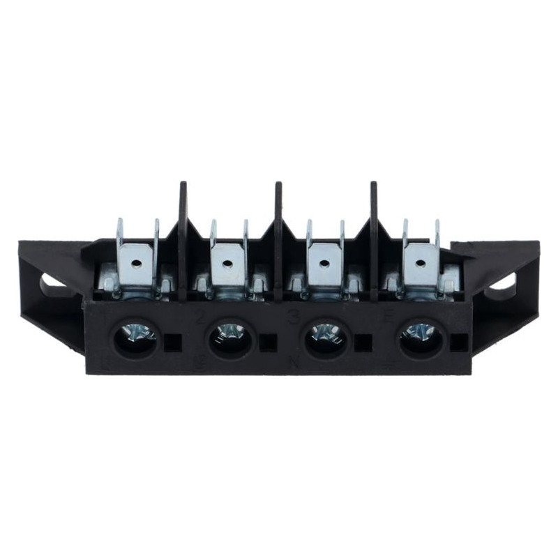 TERMINAL BLOCK 4-POLES 40A 400V
