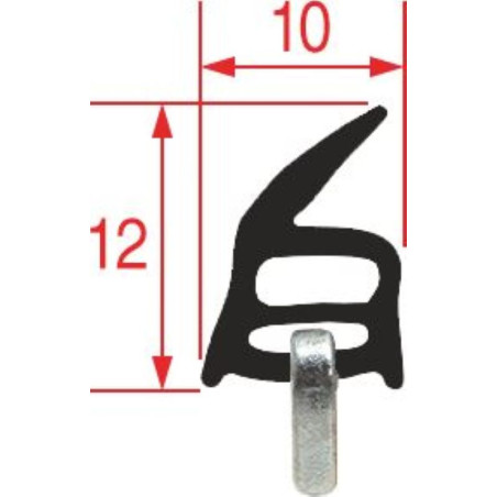 GASKET FOR OVEN DOOR 590x350 mm