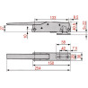 LATCH RH-LH WITH LOCK 795 CR