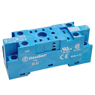 FINDER 94.82 RELAY SOCKET 10A 300V
