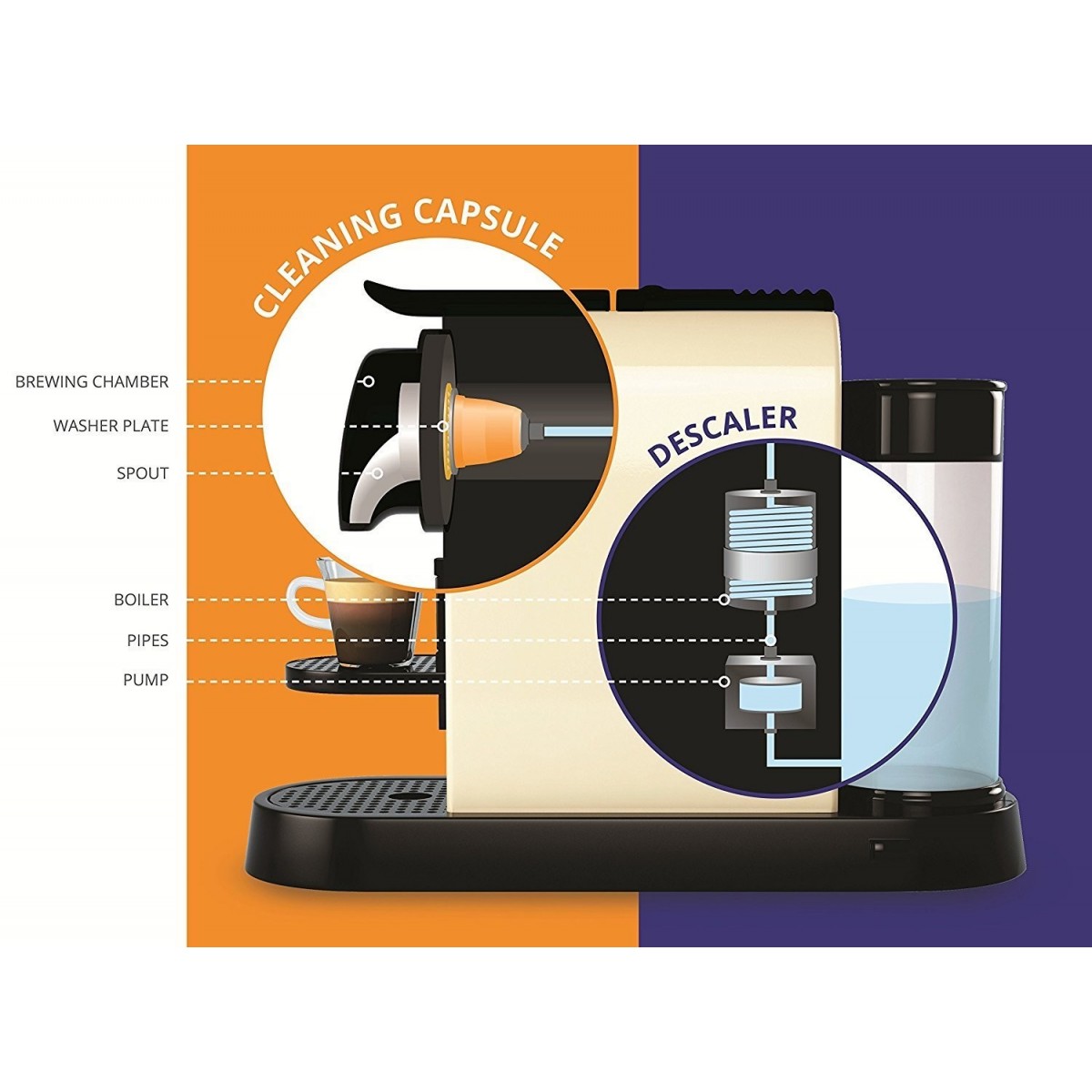 Kaffekapslen Líquido descalcificador Caffenu - solo 5,99 € para