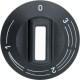 BLACK KNOB ø 50 mm 0-1-2-3
