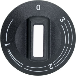 BLACK KNOB ø 50 mm 0-1-2-3