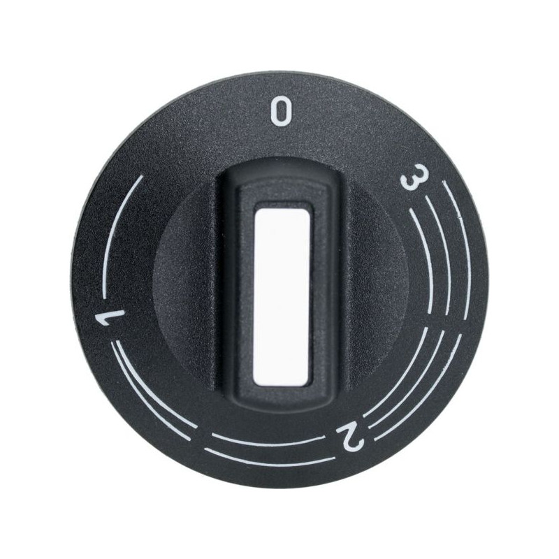BLACK KNOB ø 50 mm 0-1-2-3