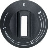 BLACK KNOB ø 50 mm 0-1-2-3