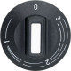 BLACK KNOB ø 50 mm 0-1-2-3