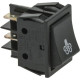 BLACK BIPOLAR SWITCH 16A 120/250V