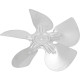 SUCTION FAN BLADE 300 mm 28°