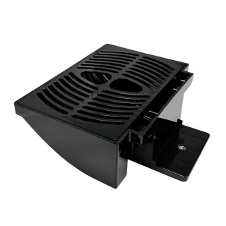 SPM 02.IP0019.BLK DRIP TRAY WITH GRATE BLACK