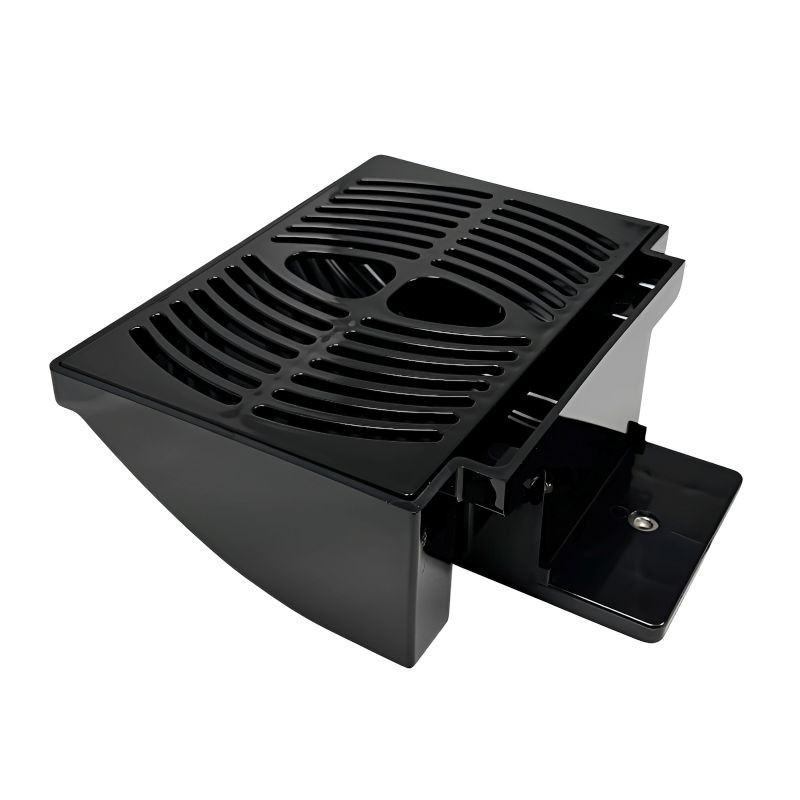 SPM 02.IP0019.BLK DRIP TRAY WITH GRATE BLACK