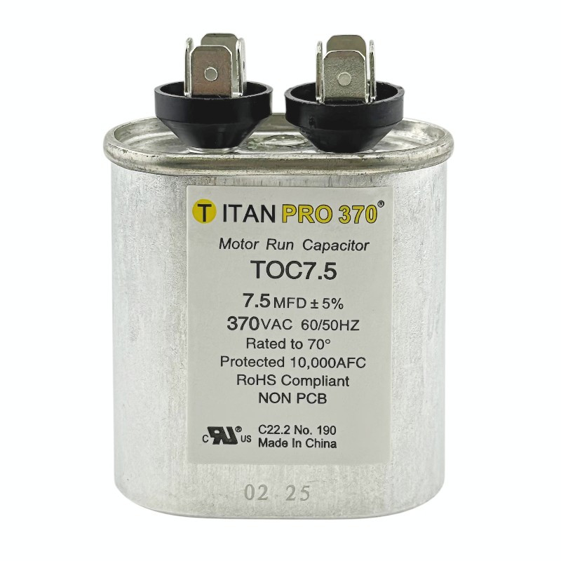 RUN CAPACITOR  7.5 MFD 440/370V