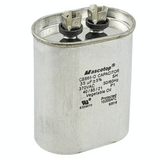 OVAL RUN CAPACITOR 35 MFD 370 V