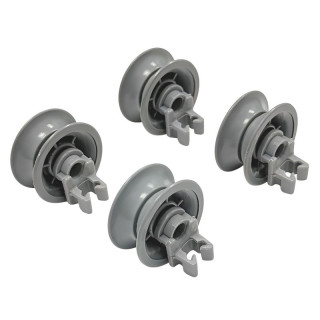 00611666 DISHWASHER RACK SCROLLING UPPER WHEEL KIT FOR BOSCH
