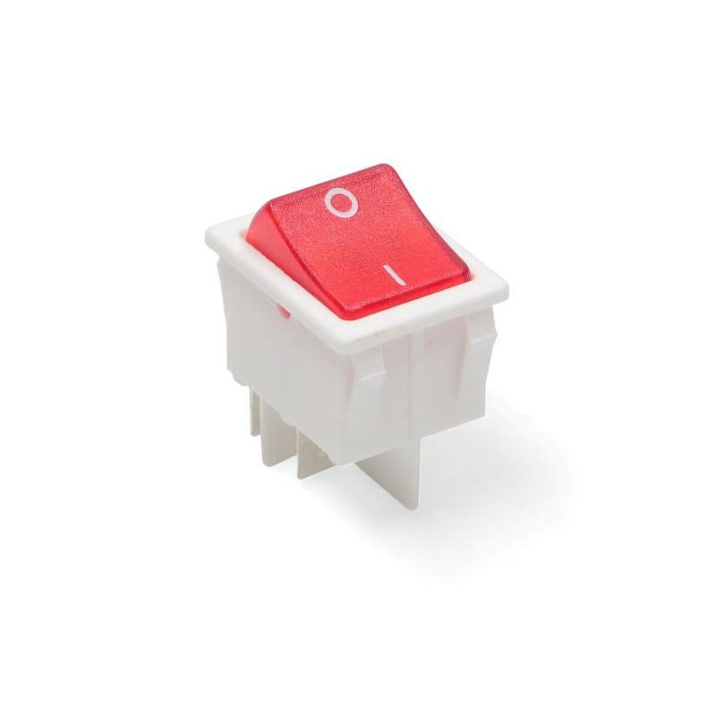ROCKER SWITCH WHITE 125/250V 20A