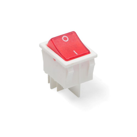 ROCKER SWITCH WHITE 125/250V 20A