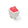 ROCKER SWITCH WHITE 125/250V 20A