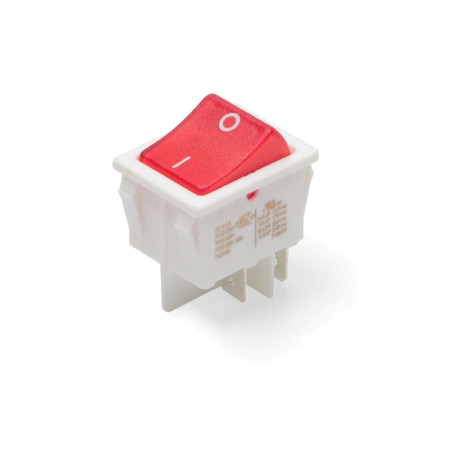 ROCKER SWITCH WHITE 125/250V 20A