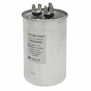 DUAL RUN CAPACITOR 40+7.5 MFD 440/370V